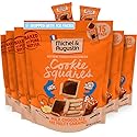 Michel et Augustin Cookies, Individually Wrapped Snacks, 6 Pack, Gourmet Milk Chocolate & Caramel Shortbread, 15 French Butter Cookies per bag (90