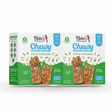 [2 Pack] Apple Cinnamon Chewy Granola Bars - Soft Baked Snack - Gluten Free, Nut Free, Vegan, Dairy Soy