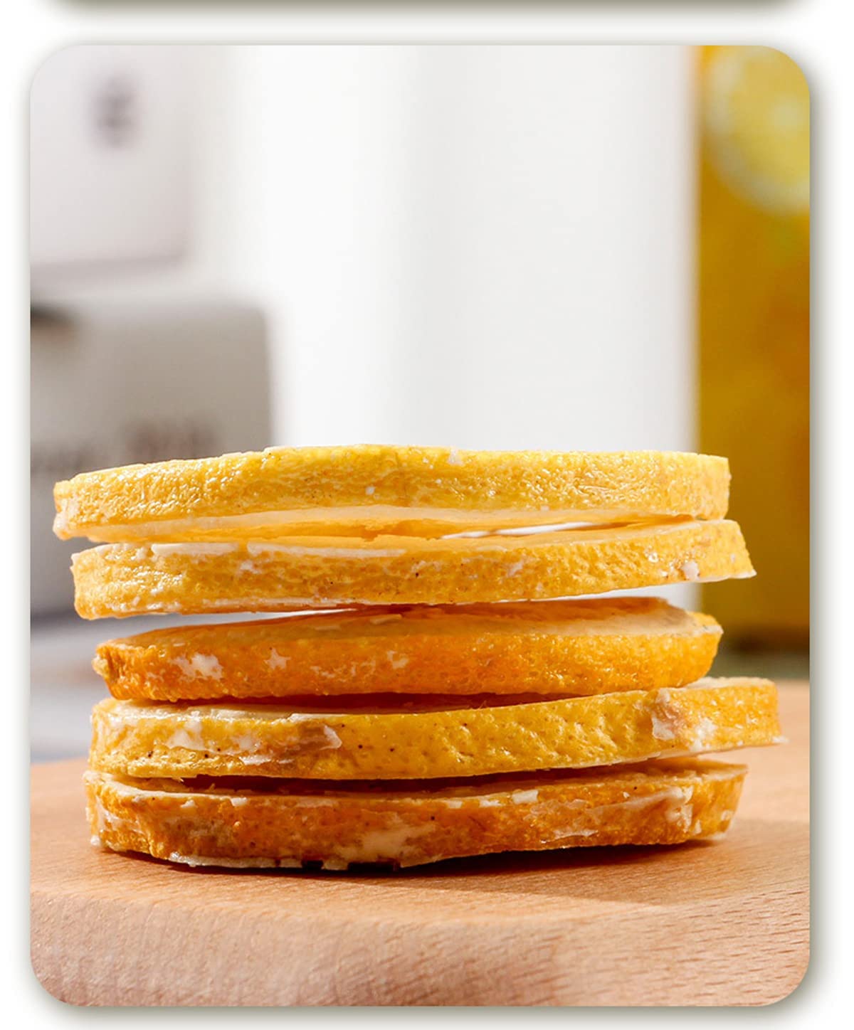 cn herb Dried Lemon Slices Freeze-dried Lemon Honey Tea Fruit Tea Freeze Dried 60g