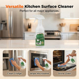 Multi-Purpose Enzyme Foam Cleaner, 2026 New Heavy-Duty Kitchen Oil Remover Spray Degreaser Powerful Household Appliance Cleaner Spray for Cooktop