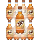 A&W Cream Soda, Made With Aged Vanilla, 20 Fl Oz Can, (Pack of 10, Total of 200 Fl Oz)