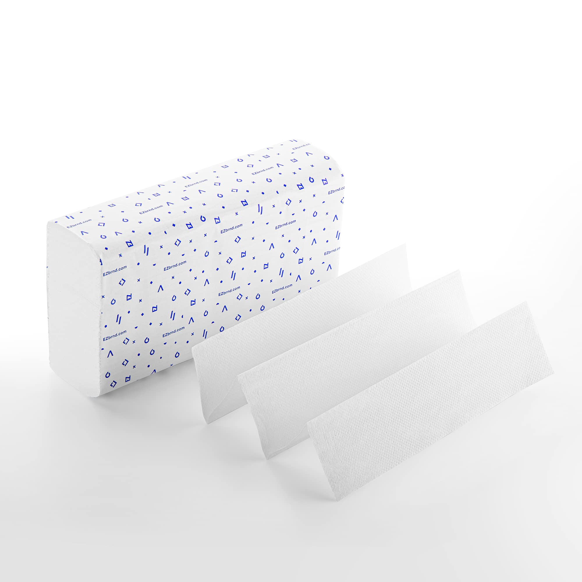 EZbrnd Ultra Deluxe 2ply+ MULTIFOLD Paper Towels, White, 15 pk x 120 Sheets, P2F5-UD (Large Sheet)