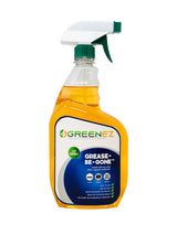 GREENEZ GREASE-BE-GONE | Citrus-Powered Kitchen Degreaser Spray | Dissolves Baked-On Grease & Oil | Pure & Safe Formula for Ovens, Stoves, Air Fryers