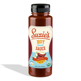 Suzie's Organic Hot Sauce - 8 fl oz | USDA Organic, Non-GMO, Gluten-Free - Bold & Spicy Sauce Made with Clean Ingredients - No Artificial