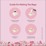 Little Red Tea House English Breakfast Tea for Health & Wellness | Black Tea Bags | Pyramid Tea Infusers Presentation Box Tea Gift Set | For Tea