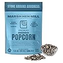 Marsh Hen Mill Indigo Popcorn Kernels | Vibrant Blue Kernels That Pop into Crisp White Flakes | Gluten-Free & Non-GMO | Healthy Snack for Gourmet