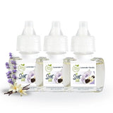 Scent Fill 100% Natural Lavender Vanilla Plug in Air Freshener, Scented Oil Refills, 3 Refills