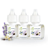 Scent Fill 100% Natural Lavender Vanilla Plug in Air Freshener, Scented Oil Refills, 3 Refills