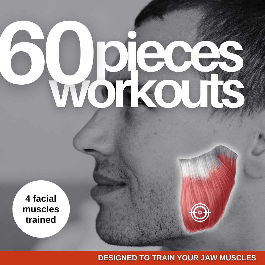 ROCKJAW® Tuff Gum | Ultra-Hard Jawline Chewing Gum for a Sharper Jawline | Vitamin B3, B5, B6 & B12 | 1350mg Xylitol | Sugar-Free | Aspartame-Free |