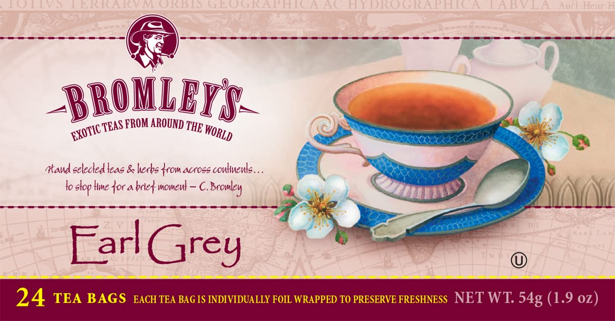 Bromley's Earl Grey Black Tea, 24 Count