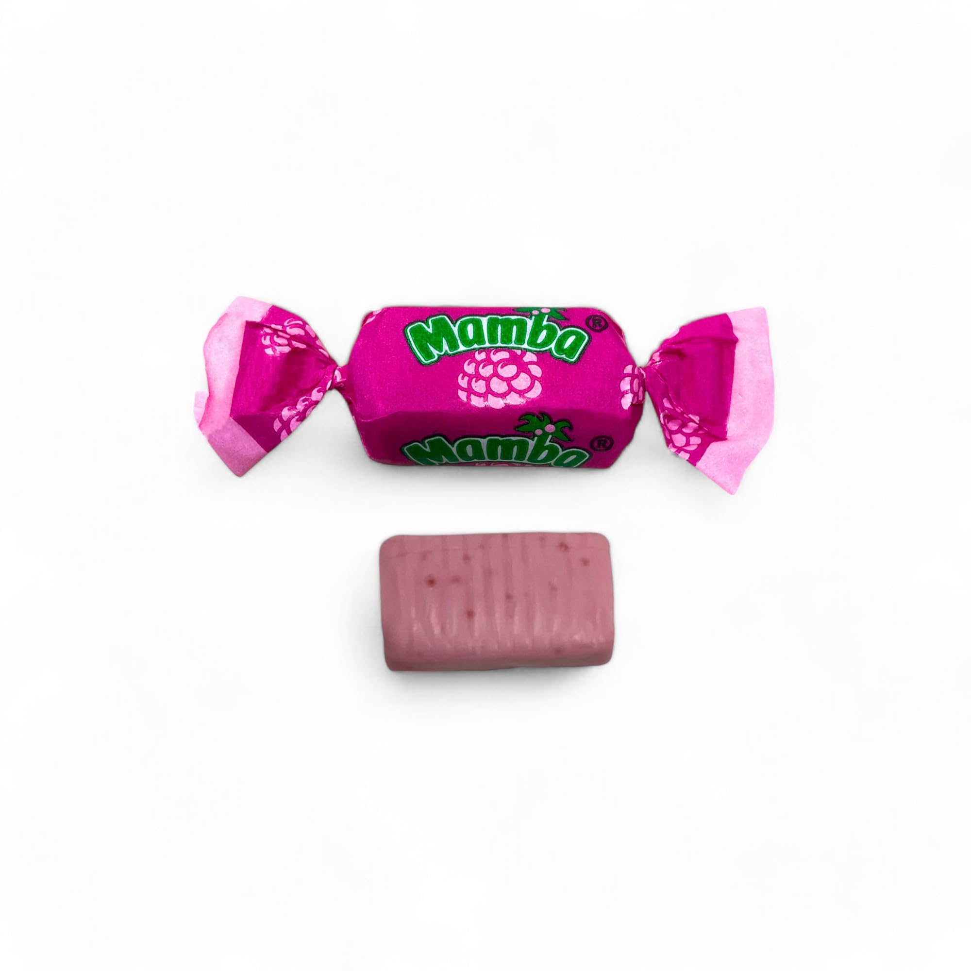 Raspberry Mamba Fruit Chews, 1 Lb. Bag - Individually Wrapped - Juicy Chews Perfect For Holidays, Pinatas, Christmas Stockings, Goody Bags