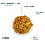 Royal Seafood USA Dried turmeric slices, 8oz, Herbal Tea, Vegan, Hand picked, Pack in USA ??? ?? ?? ??