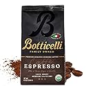 Botticelli Espresso Blend Ground CoffeeUSDA Organic, Medium Caffeine, Dark Roast 8.8oz
