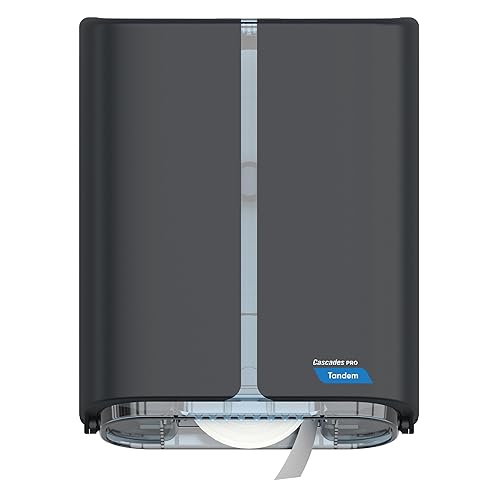 Cascades PRO® Tandem® JRT Bathroom Tissue Dispenser, PRO, Single Jumbo Roll, Gray