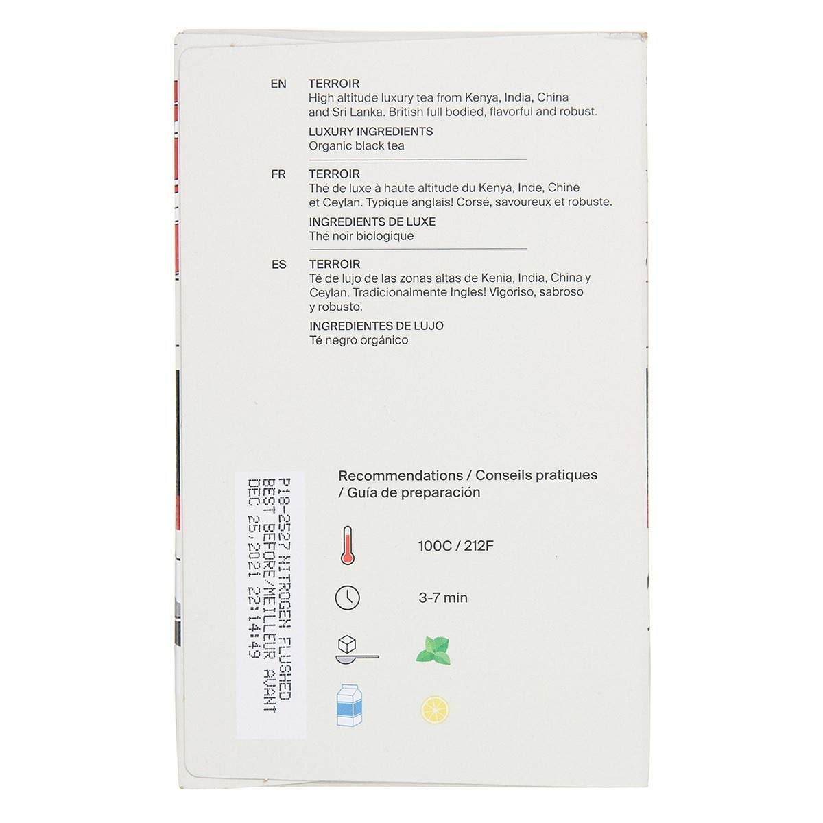 Metz Organic English Breakfast Tea - 25 count_AB