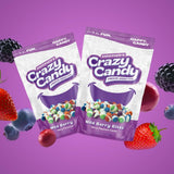 Freeze Dried Berry Style Candy, Crazy Candy Wild Berry Bites - Fruity Flavor Crunchy Texture, Made in USA