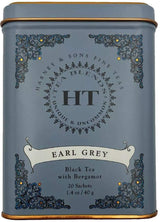 Caffeinated Earl Grey Black Tea with Bergamot 20 Count Sachets. Natural Source of Antioxidants. 1 Pack.