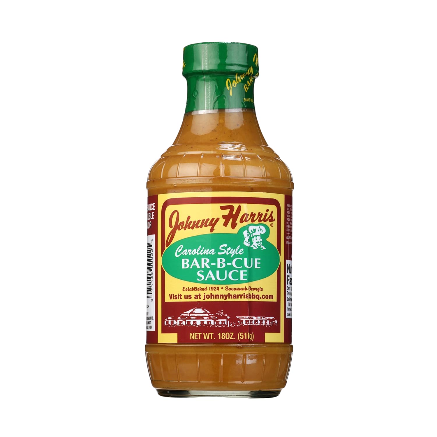 Johnny Harris Carolina Style Bar-B-Cue Sauce, Authentic Carolina Mustard BBQ Sauce, Tangy Mustard Grilling, Sweet and Gluten-Free Barbecue Sauce