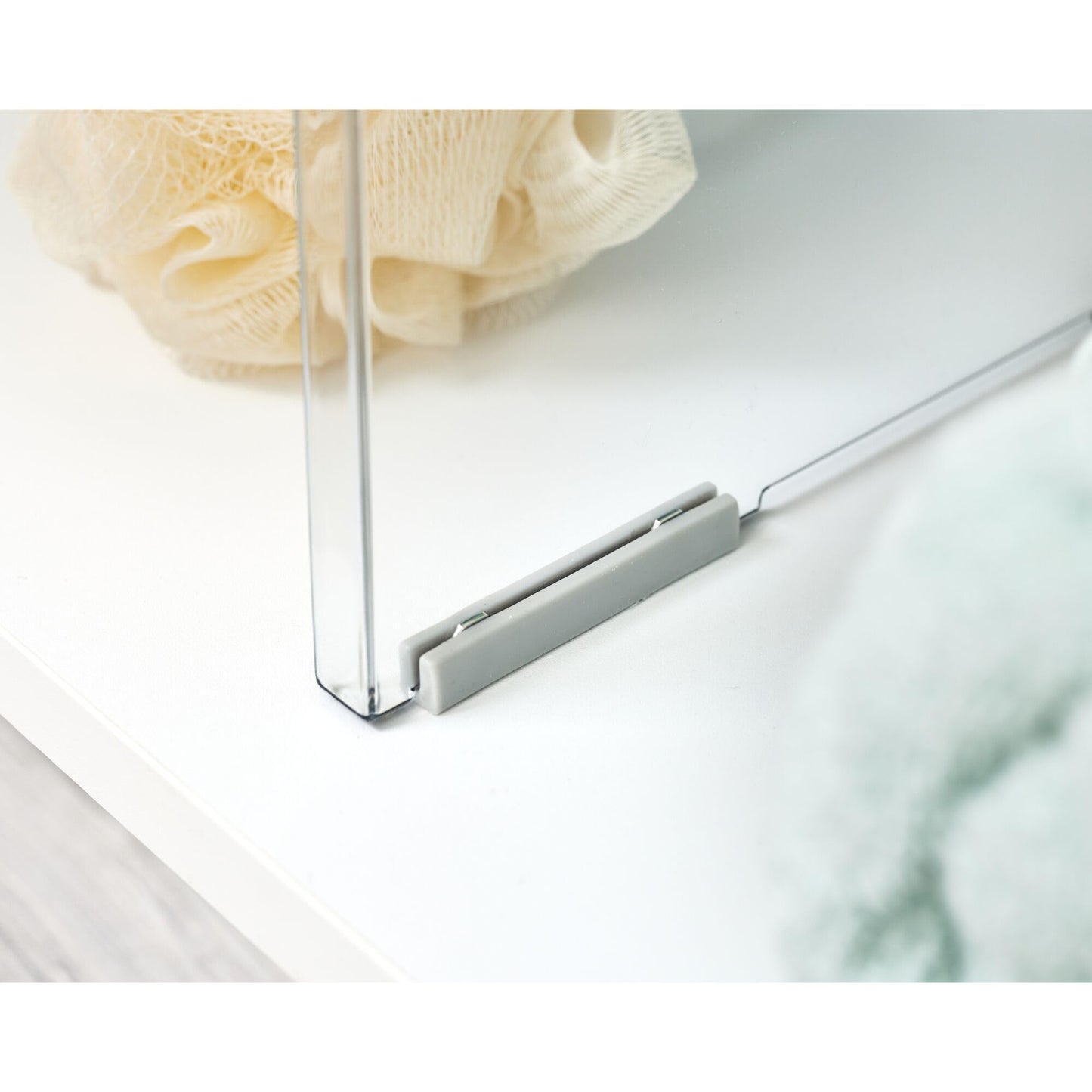 iDesign Recycled Plastic Narrow Laundry Room Organization Detergent Riser - 13.5” x 10” x 6”, Clear Bin