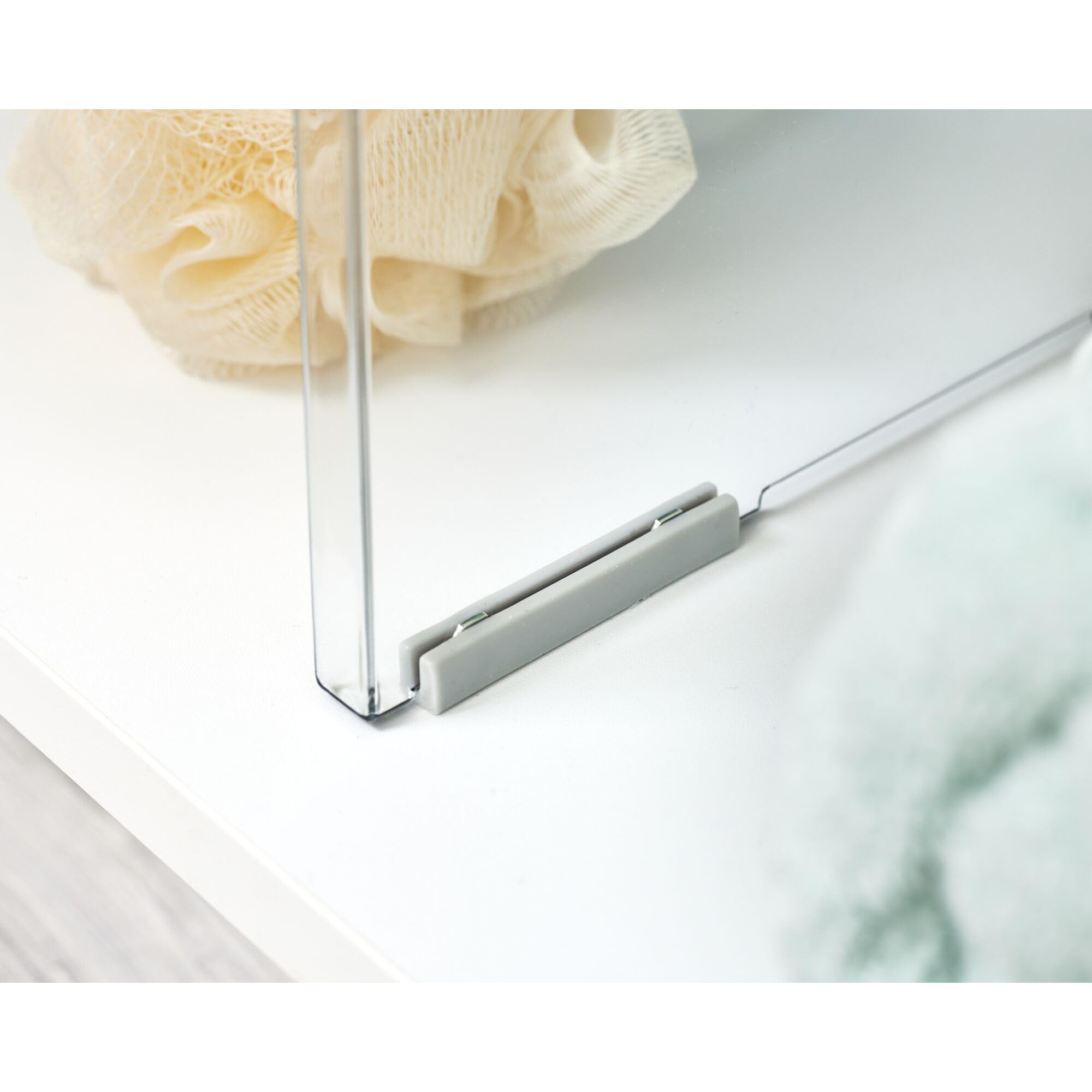 iDesign Recycled Plastic Narrow Laundry Room Organization Detergent Riser - 13.5” x 10” x 6”, Clear Bin
