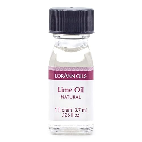 LorAnn Lime Oil SS, Natural Flavor, 1 dram bottle (.0125 fl oz - 3.7ml - 1 teaspoon)