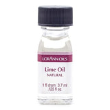 LorAnn Lime Oil SS, Natural Flavor, 1 dram bottle (.0125 fl oz - 3.7ml - 1 teaspoon)