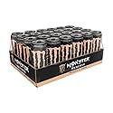 Monster Reserve Peaches N' Cream Energy Drink, 16 fl oz, Pack of 24 Cans