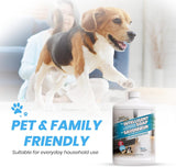 SURF PRO Floor Cleaner Concentrate for All Surfaces, no-rinse formula protects and enhances finish, 850 ml, pet safe, Intelligent Soap