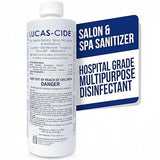 LUCAS-CIDE Salon and Spa Disinfectant Multipurpose Surface Sanitizer, EPA Disinfectant Cleaning Supplies Solution 16 Fl Oz - Blue