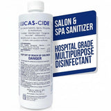 LUCAS-CIDE Salon and Spa Disinfectant Multipurpose Surface Sanitizer, EPA Disinfectant Cleaning Supplies Solution 16 Fl Oz - Blue