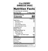 Original Cherry Barbecue Sauce by Brownwood Acres- Handcrafted in Michigan's Cherry Capital - (21 Ounce) Jar