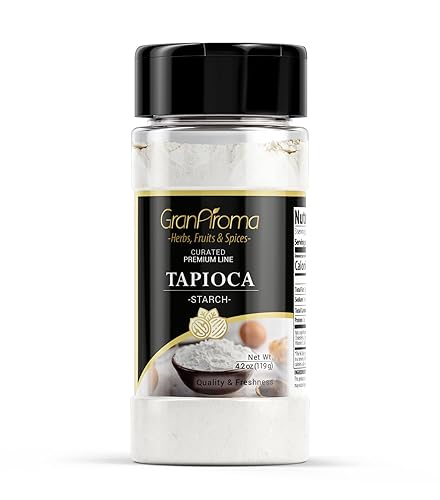 GranAroma Tapioca Starch, Culinary Quality, Corn Starch Replacement, Tapioca Flour (4.2 Ounce)