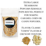 Dell Cove Spices - Mushroom Popcorn Kernels - Perfect for Gourmet Popcorn Makers & Stovetop Popping, Two Pounds