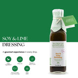 Patricia Quintana Soy & Lime Premium Dressing - Flavorful Artisanal Salad Dressing and Marinade, Made with Olive Oil. Perfect for salads, wraps