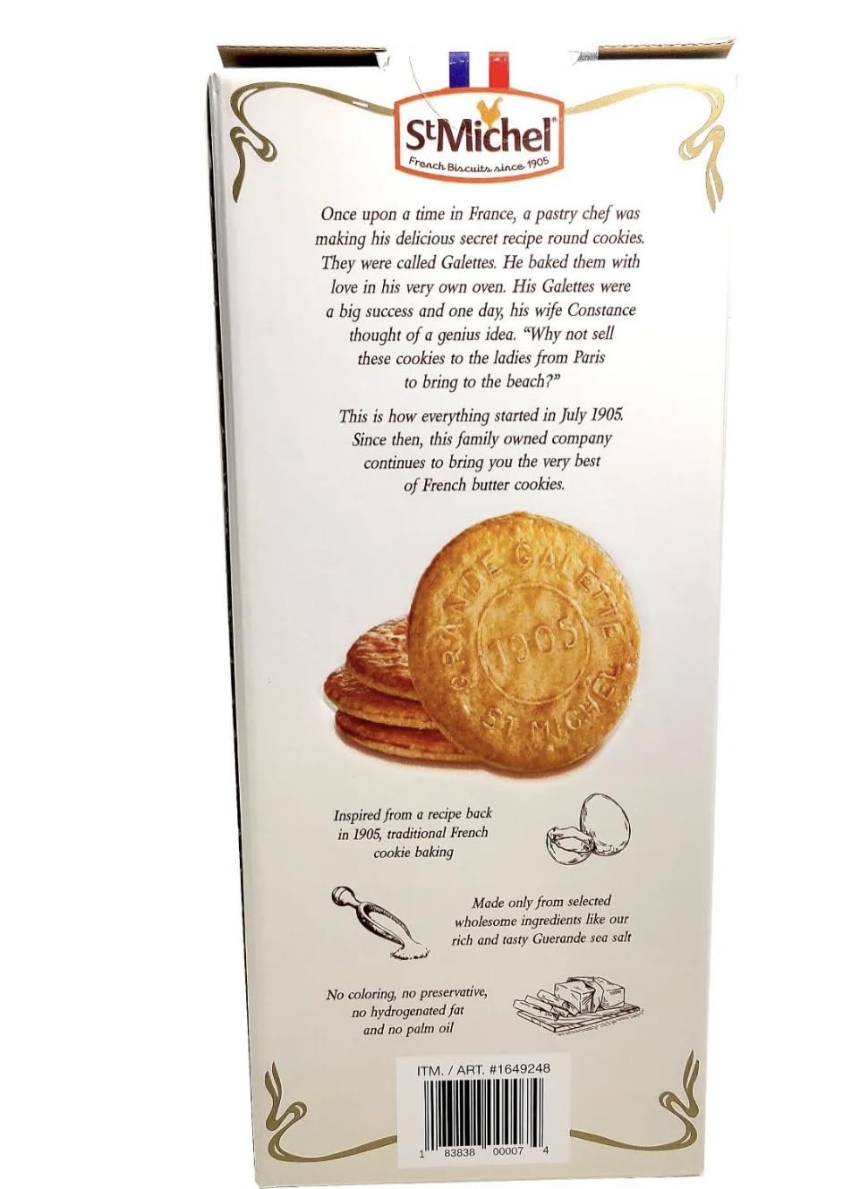 CHRISTMAS COOKIES (ST MICHEL COOKIES - 2 PACK) | | St Michel French Butter Cookies La Grande Galette - SAMEDAY SHIPPERS SOUVENIR INCLUDED