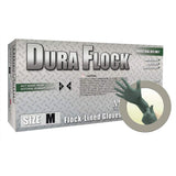 Dura Flock Nitrile Gloves XL