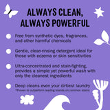 Molly's Suds Original Laundry Detergent Powder | Clean Laundry Detergent Powder for Sensitive Skin | Simple, Effective Ingredients, Stain Fighting |
