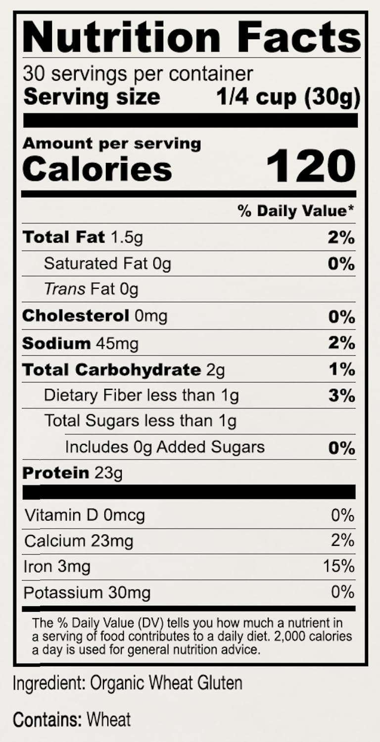 Anthony's Organic Vital Wheat Gluten, 2 lb, High in Protein, Vegan, Non GMO, Keto Friendly, Low Carb