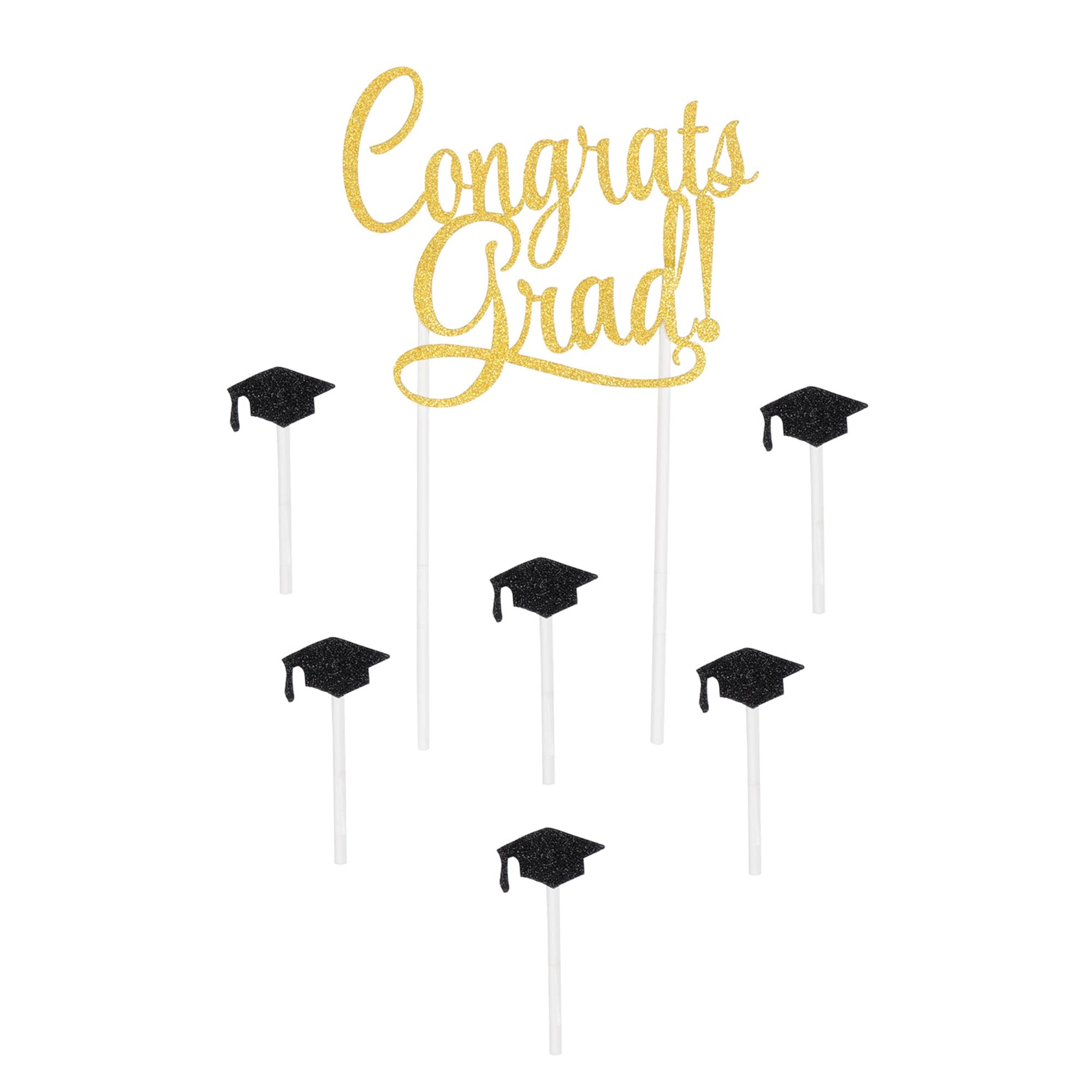 Beistle Congrats Grad Cake Topper - 1 Pc
