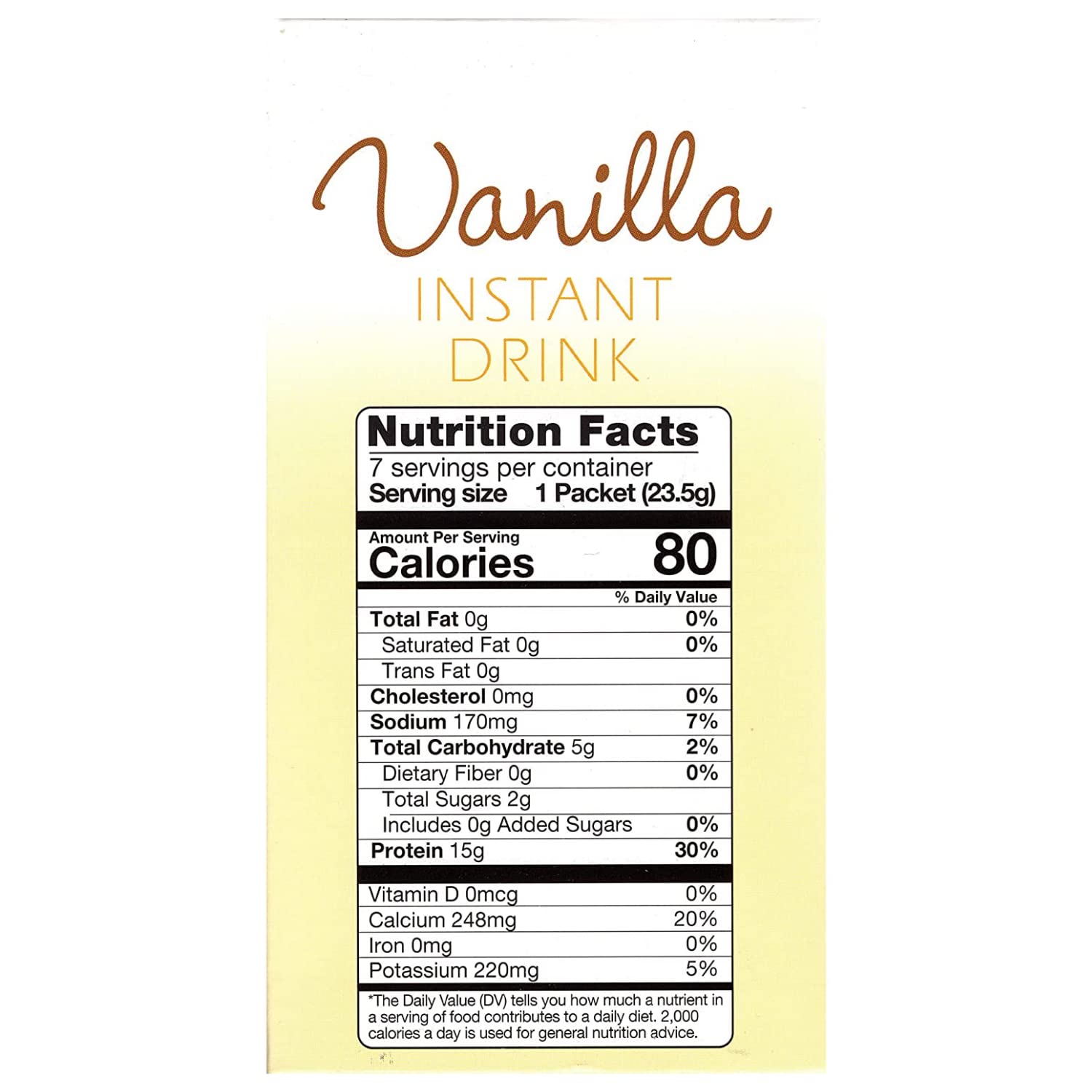 FITWISE - High Protein Instant Drink Mix, 15g Protein, Low Calorie, Low Carb, Low Fat, Gluten Free, Aspartame Free, KETO Diet Friendly, Ideal Protein
