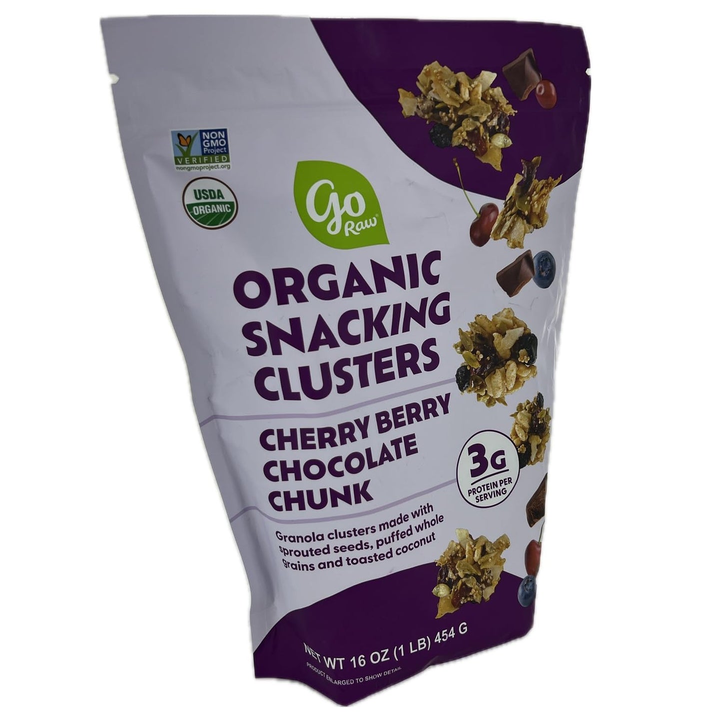 Go Raw Organic Snacking Clusters, Cherry Berry Chocolate Chunk (16 Ounce)