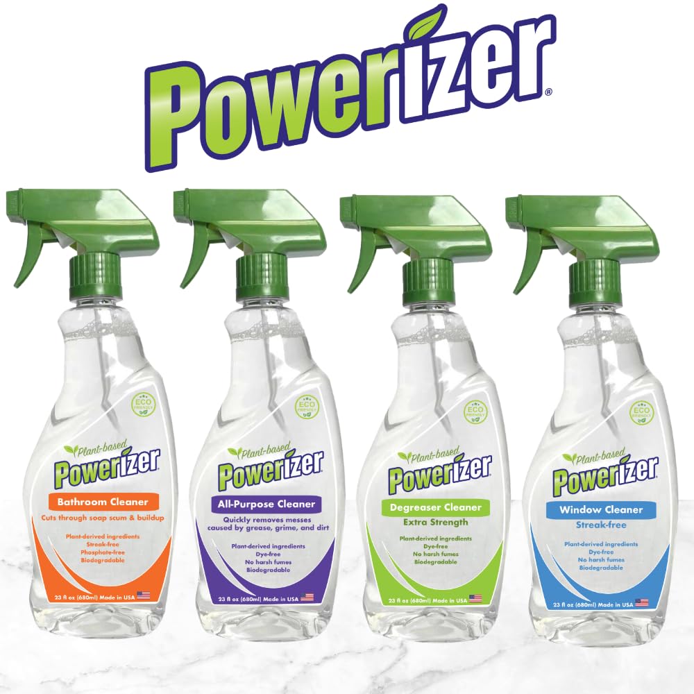 Powerizer Plant Based Streak-Free Window and Glass Cleaner Spray (2)