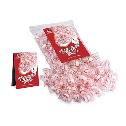 Soft Peppermint Candy Puff Christmas Mints (175)