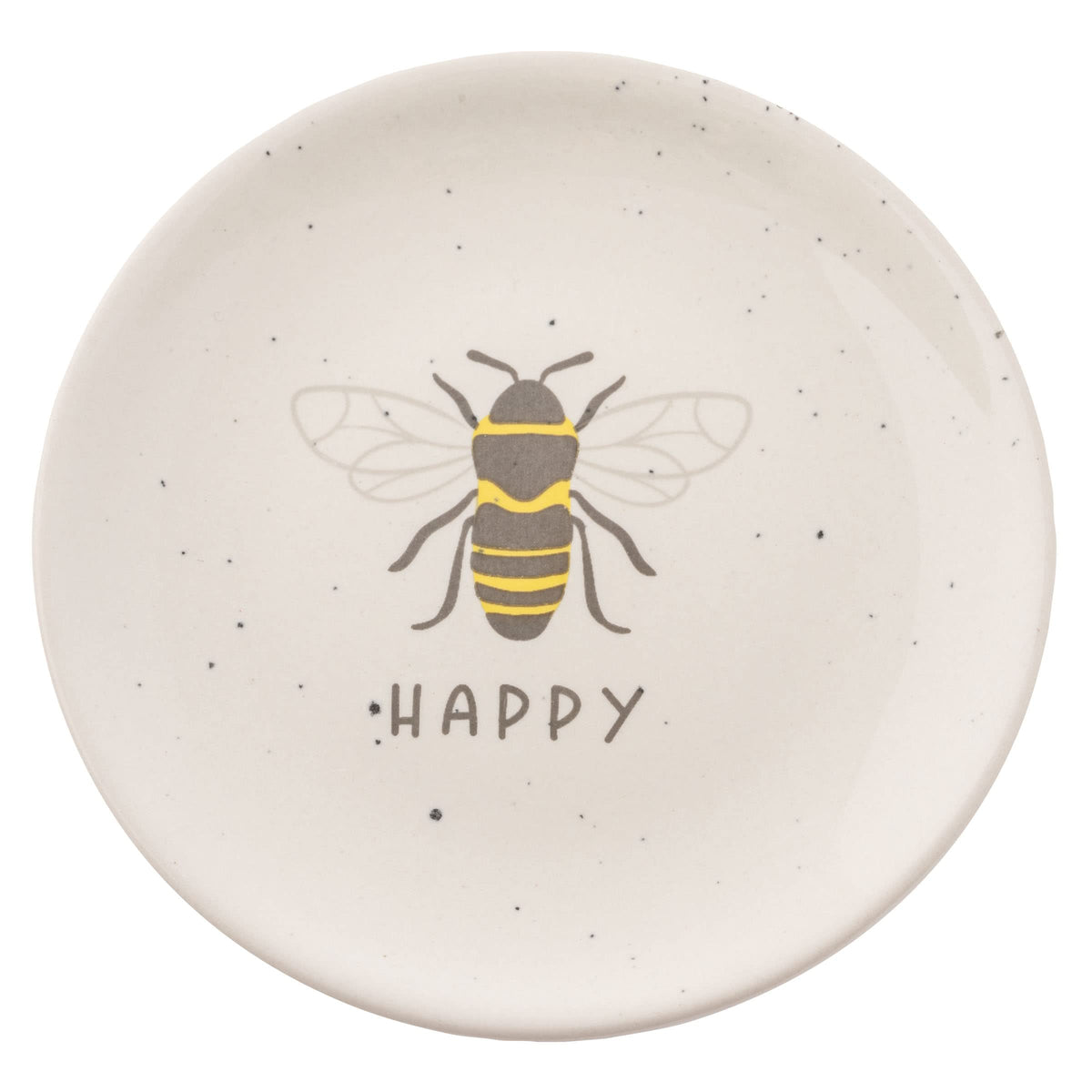 Karma, Reese Trinket Tray, Decorative Ceramic Trinket Dish, Jewelry Dish Tray for Rings Bracelets Necklace, Bee