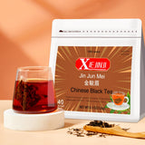 XIEJINJI Golden Monkey Tea - Chinese Black Tea - Jinjunmei - Premium Bud Tea - Eco-Conscious Tea Bags - 3.2g x 40 Count - Repeated Brewing - High