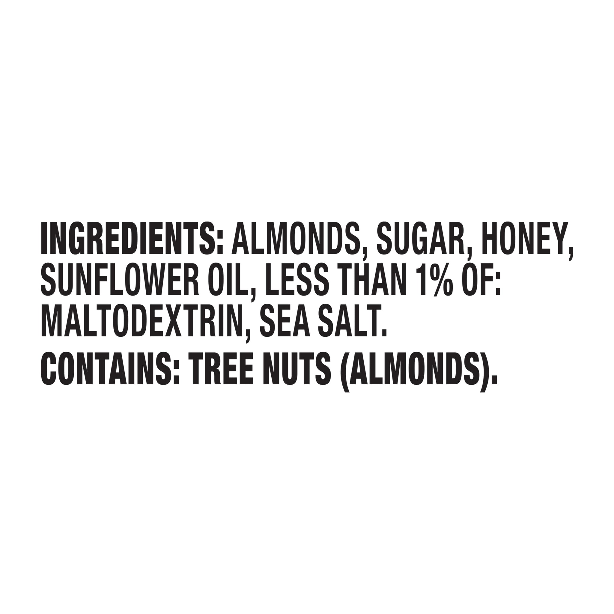 Blue Diamond Almonds, Sweet Honey Roasted Classic Flavor, GMO Free, Kosher, No Gluten Ingredients or Artificial Flavors, Great for On-The-Go, Pantry