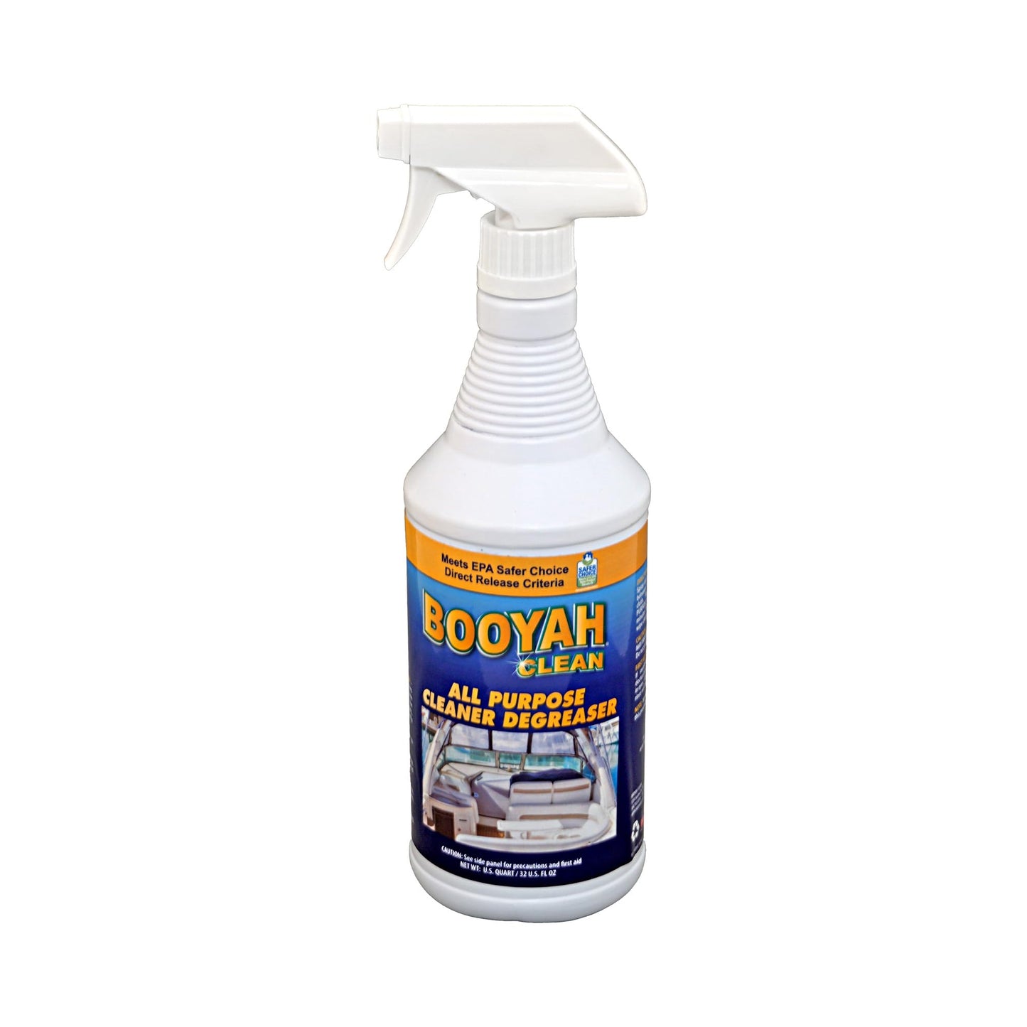 Booyah Clean All Purpose Cleaner Degreaser - Removes Grime, Stains, Fish Blood, Oil, Grease, Black Streaks, and Soot - Meets EPA Safer Choice Direct