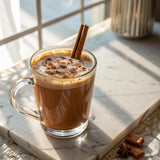 Chamberlain Coffee Chai Tea Mix - Vegan Chai Tea Latte, Made with Oat Milk and Spices, Creamy Powder for Hot and Iced Instant Latte, Cafe Quality - 10