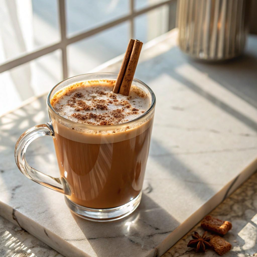 Chamberlain Coffee Chai Tea Mix - Vegan Chai Tea Latte, Made with Oat Milk and Spices, Creamy Powder for Hot and Iced Instant Latte, Cafe Quality - 10