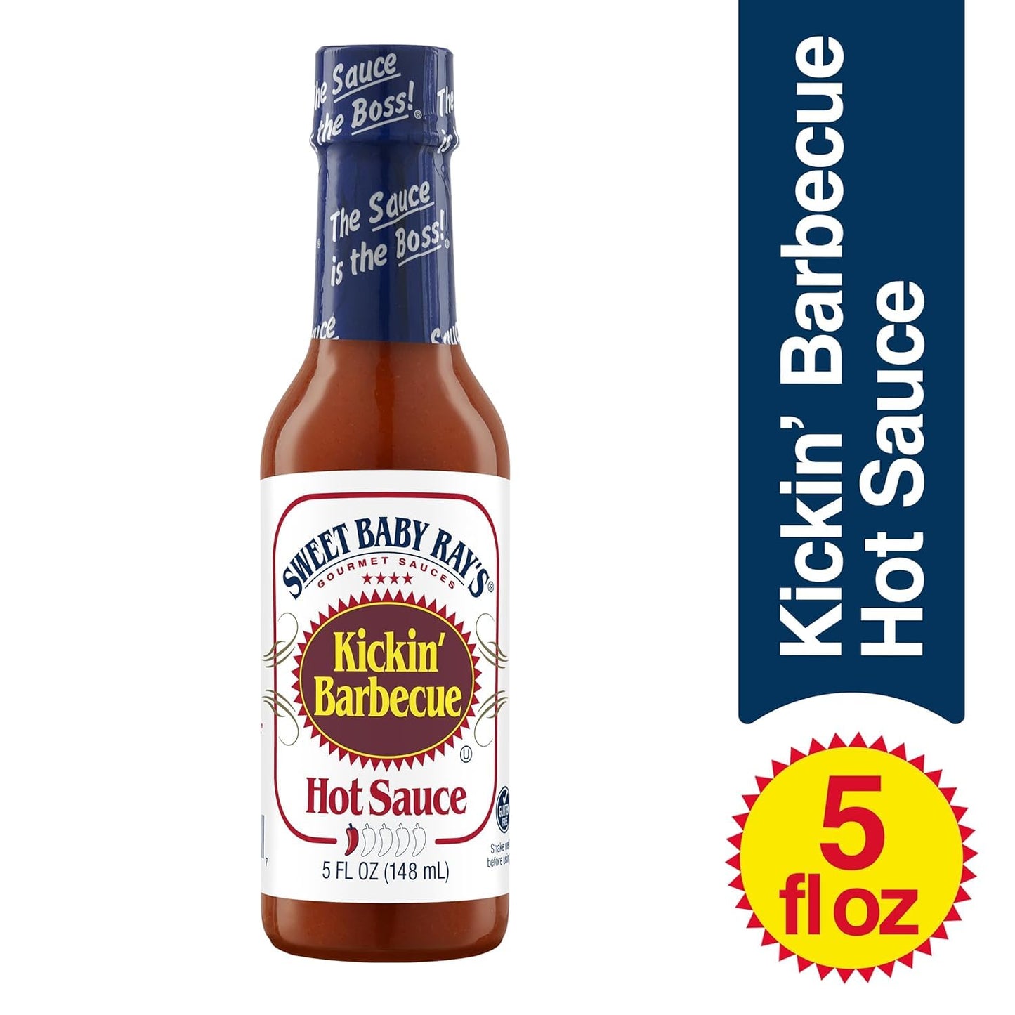 Sweet Baby Rays, Kickin' Barbecue Hot Sauce, 5 Fl Oz
